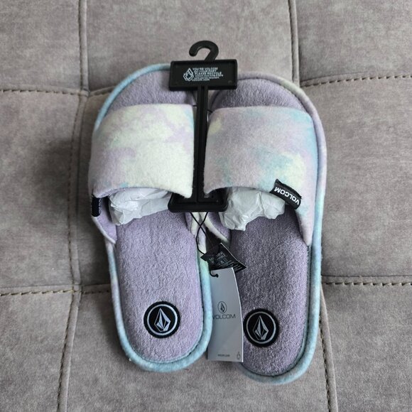 NWT Volcom Women's Stoney Motel Slide - Lavender - Picture 2 of 9